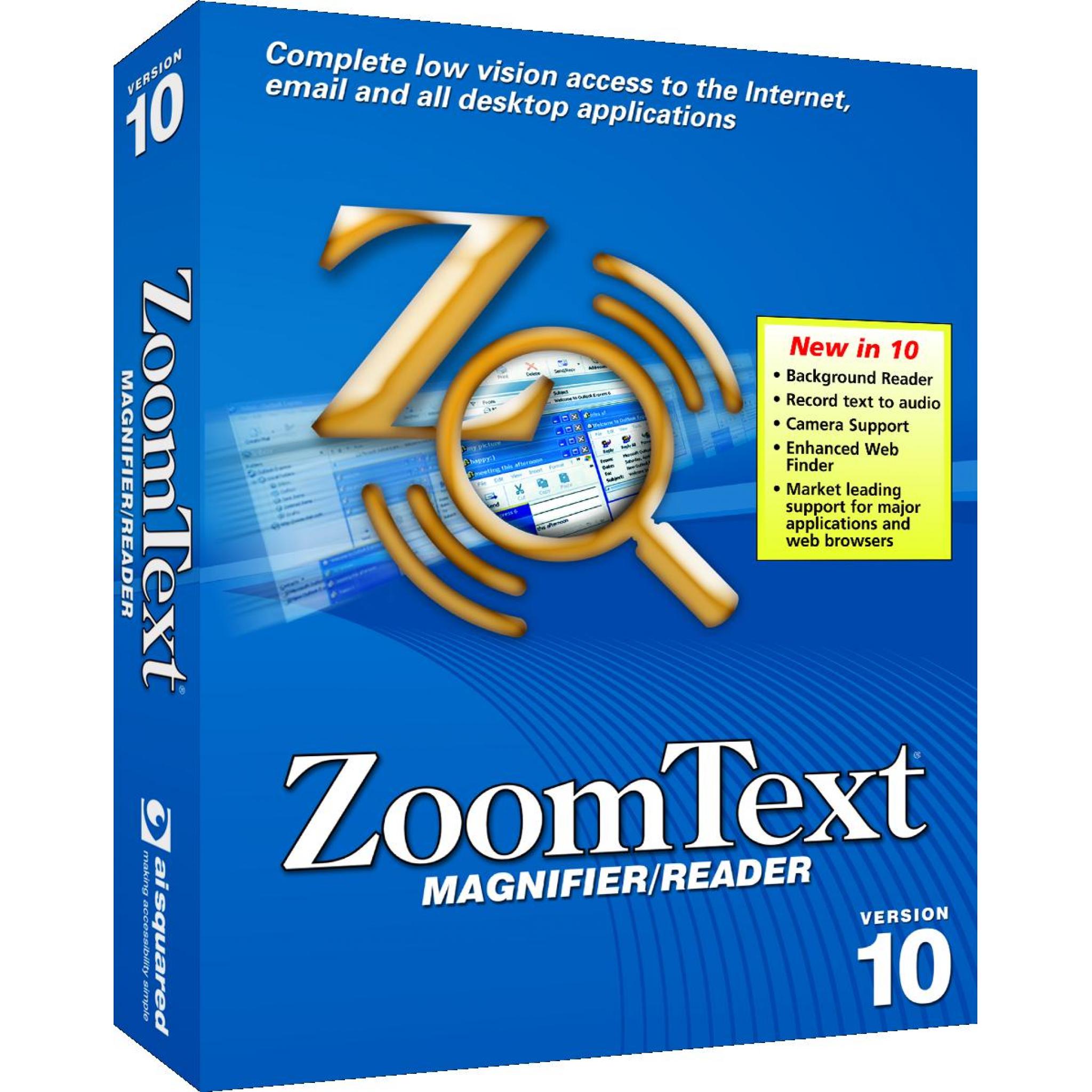 zoomtext 10 magnifier