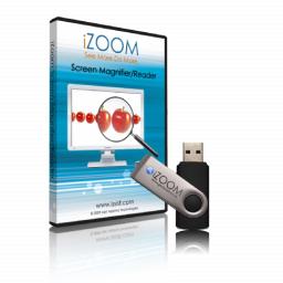 iZoom USB v5 - Screen Magnifier & Reader